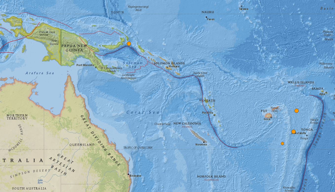 Σεισμός 6,3 στην Παπούα Νέα Γουινέα