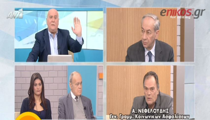 Άγρια κόντρα στον αέρα Παπαδάκη-Νεφελούδη – ΒΙΝΤΕΟ