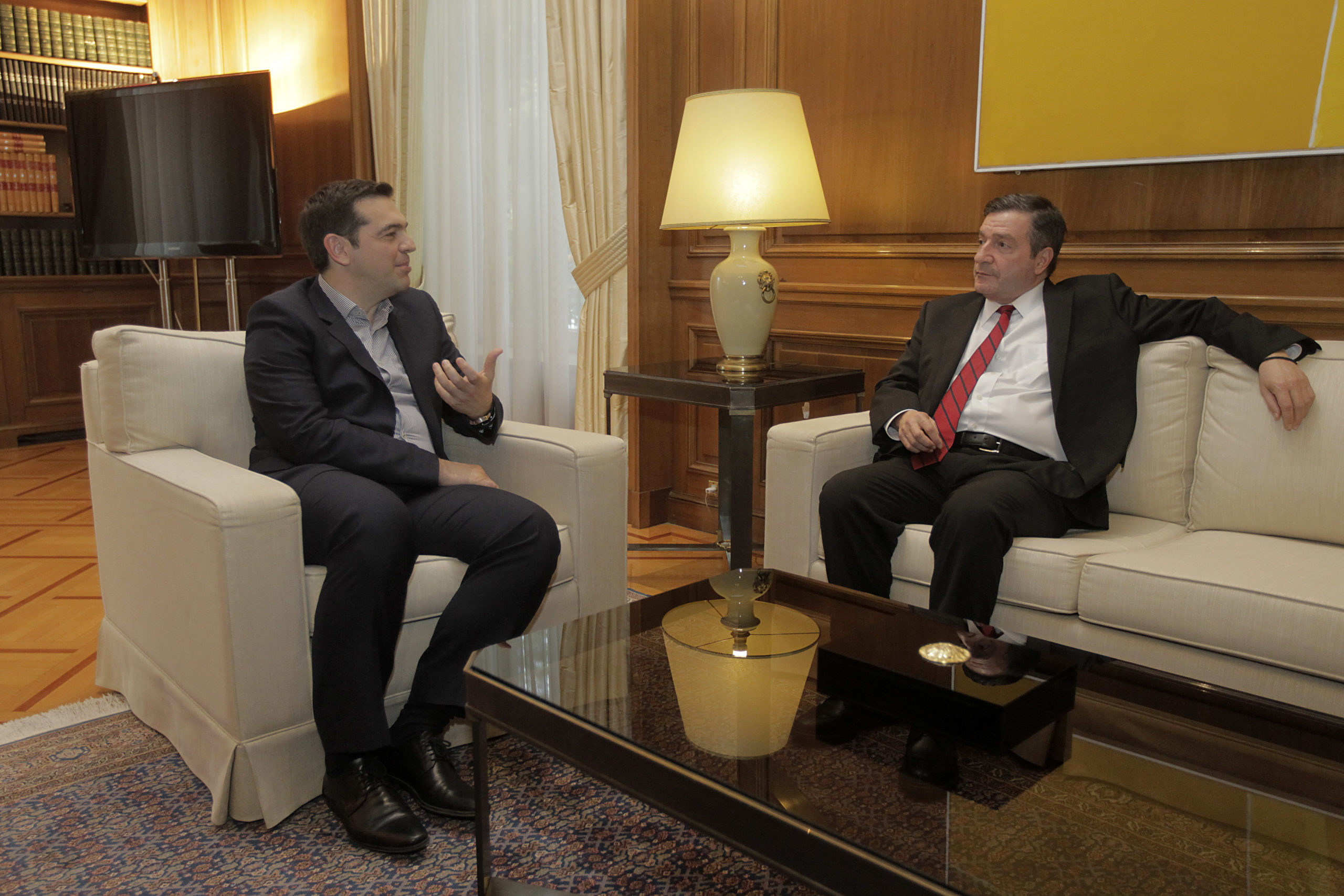 Η συνάντηση του Τσίπρα με τον Καμίνη – ΦΩΤΟ