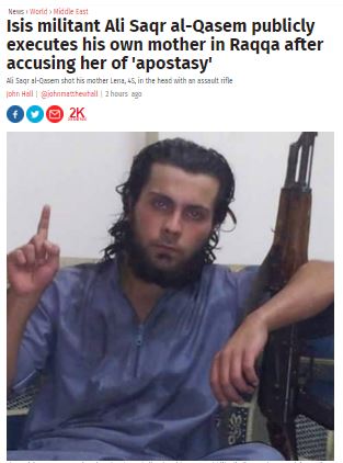 Αυτός είναι ο τζιχαντιστής που εκτέλεσε την μητέρα του -ΦΩΤΟ