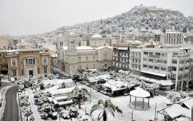 Κανένα πρόβλημα από την κακοκαιρία στη Λαμία