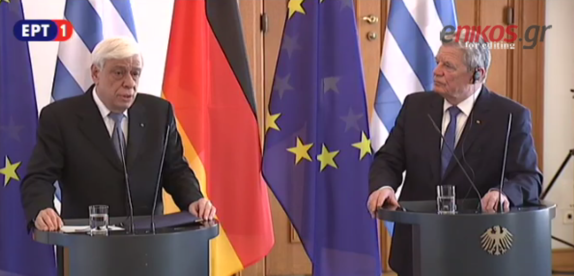 Το κατοχικό δάνειο επανέφερε ο Παυλόπουλος λίγο πριν τη συνάντηση με την Μέρκελ – ΒΙΝΤΕΟ