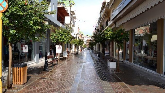 Μειωμένη η κίνηση στην αγορά των Χανιών