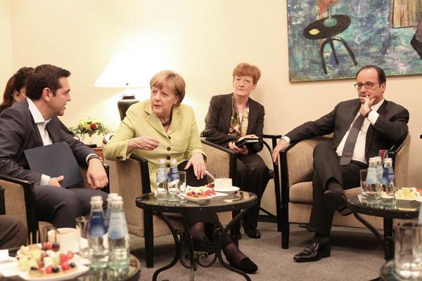 Τριμερής συνάντηση Τσίπρα – Μέρκελ – Ολάντ