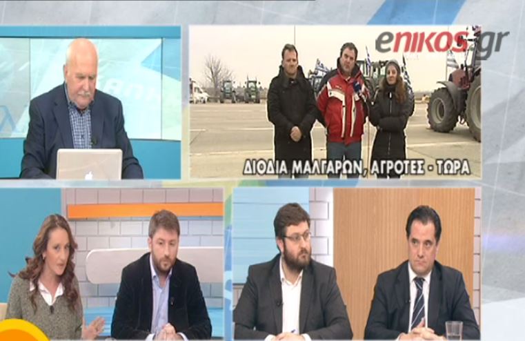 Άγρια κόντρα στον “αέρα” για τους αγρότες – ΒΙΝΤΕΟ