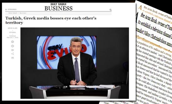 H Sabah για την απόφαση του Real Group να διεκδικήσει τηλεοπτική άδεια στην Τουρκία