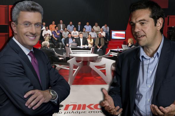 Απόψε ο Πρωθυπουργός Αλέξης Τσίπρας «στον ενικό» με τον Νίκο Χατζηνικολάου
