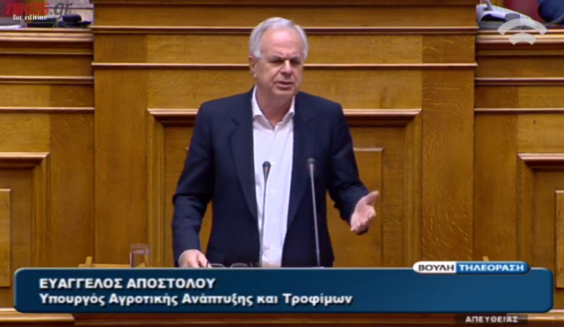 Ανεξήγητη θεωρεί την αντίδραση των αγροτών ο Αποστόλου – ΒΙΝΤΕΟ