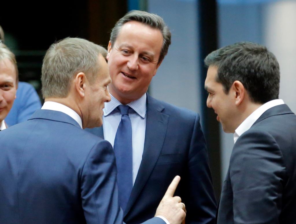 Τα χαμόγελα Τσίπρα, Τουσκ και Κάμερον στη Σύνοδο Κορυφής – ΦΩΤΟ
