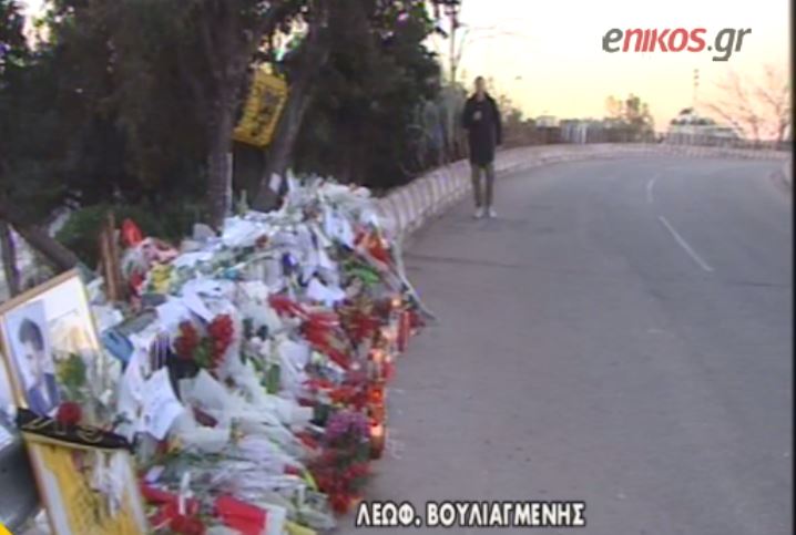 Τα λουλούδια των θαυμαστών του Παντελίδη στη Βουλιαγμένης – ΒΙΝΤΕΟ