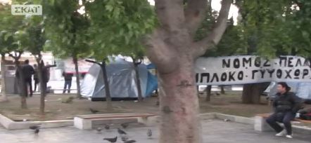 Σε σκηνές κοιμήθηκαν οι αγρότες στο Σύνταγμα – ΒΙΝΤΕΟ