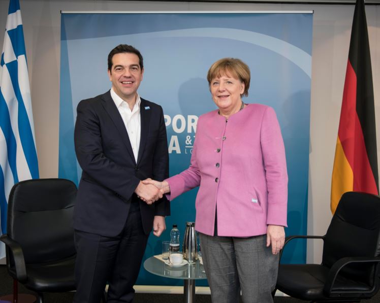 Με την Μέρκελ συναντήθηκε ο Πρωθυπουργός – ΦΩΤΟ