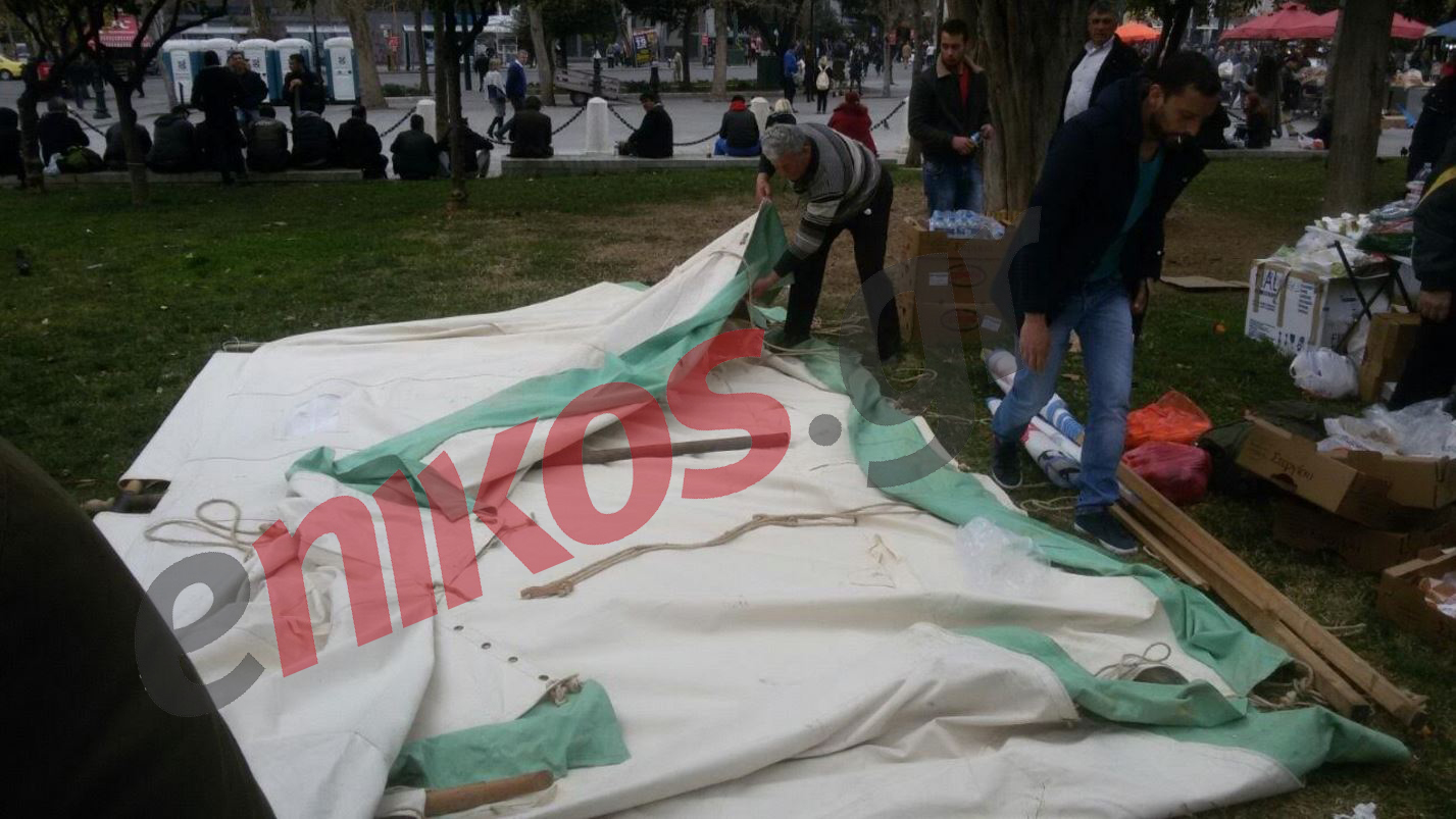 Ολοκληρώθηκε το συλλαλητήριο των αγροτών – ΤΩΡΑ – ΦΩΤΟ