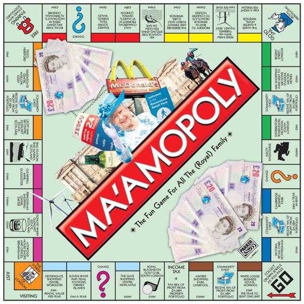 Η Monopoly της Sun για τη βασίλισσα Ελισάβετ