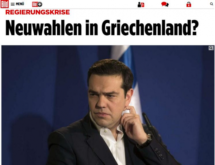 Bild: Νέες εκλογές στην Ελλάδα;