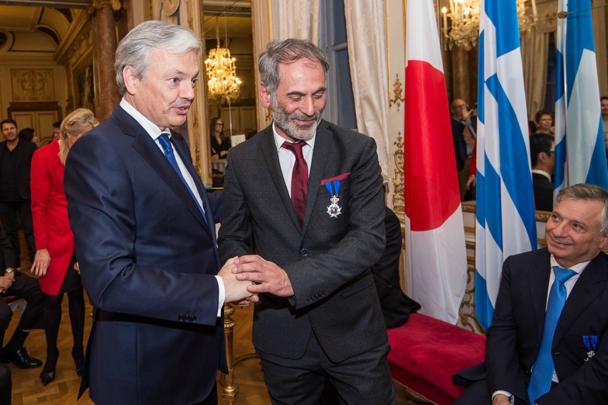 Βραβεύτηκε ο πρεσβευτής της ελληνικής κουζίνας στις Βρυξέλλες