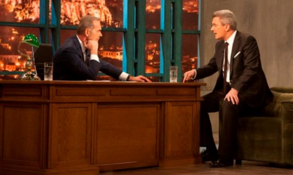 Ο Νίκος Χατζηνικολάου «βράδυ» με τον Πέτρο Κωστόπουλο – ΒΙΝΤΕΟ