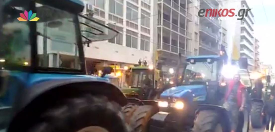 Πως υποδέχτηκαν οι Αθηναίοι τους αγρότες – ΒΙΝΤΕΟ