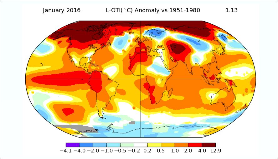 Ο πιο ζεστός Ιανουάριος στα μετεωρολογικά χρονικά