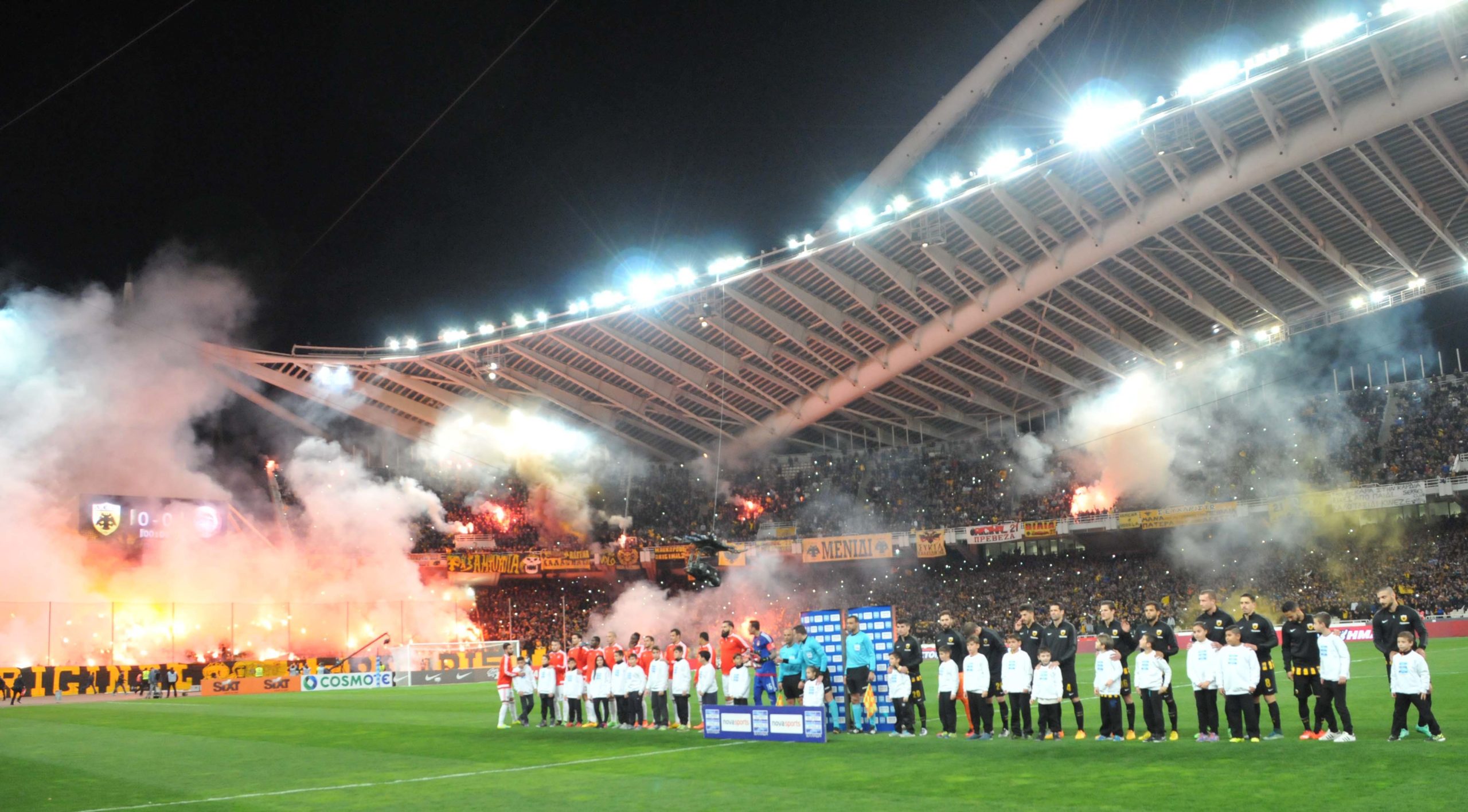 ΑΕΚ – Ολυμπιακός 0-0 (Ημίχρονο)