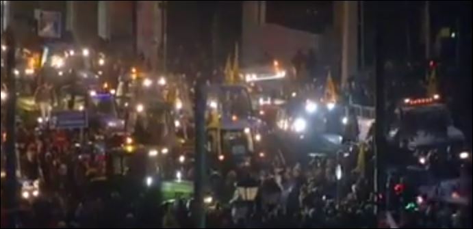 Σε κλοιό αγροτών το Σύνταγμα – ΒΙΝΤΕΟ