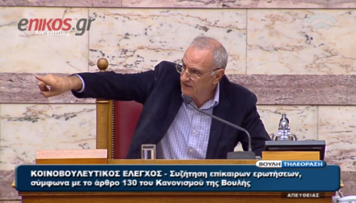 Επεισόδιο προκάλεσε ο Κασιδιάρης – Η έντονη αντίδραση του Βαρεμένου – ΒΙΝΤΕΟ