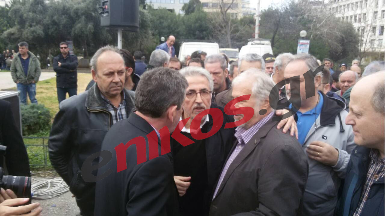 Στις απεργιακές κινητοποιήσεις ο Παναγόπουλος – ΦΩΤΟ – ΤΩΡΑ