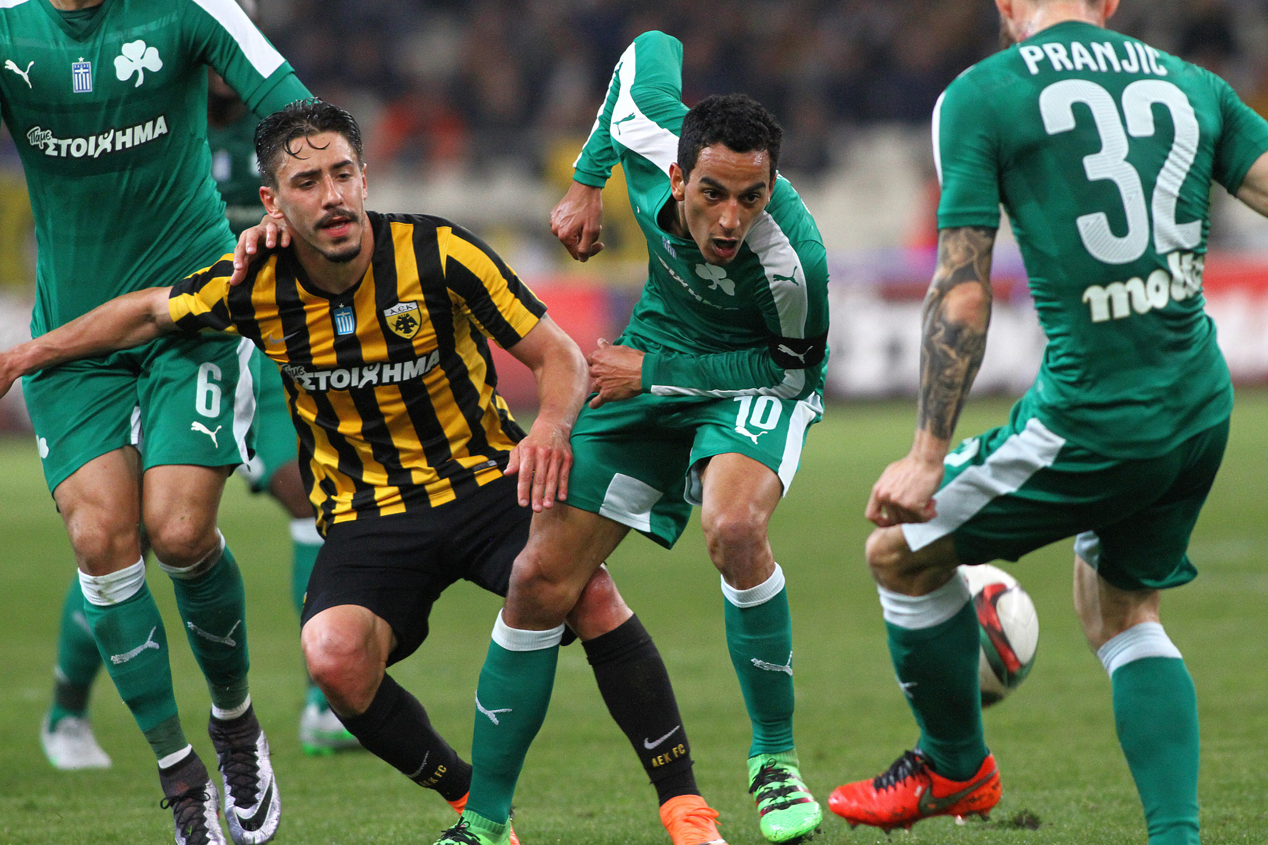 ΑΕΚ – Παναθηναϊκός 1-0 (Τελικό)