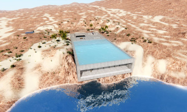 Μια βίλα που κρέμεται από τα βράχια – ΦΩΤΟ