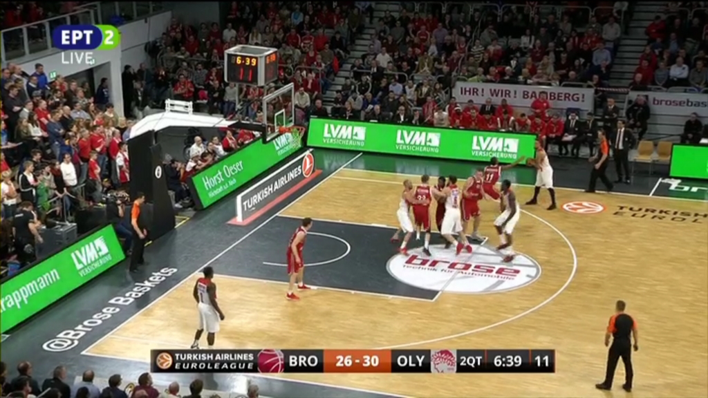 Μπάμπεργκ – Ολυμπιακός 38-37 (ΗΜ.)