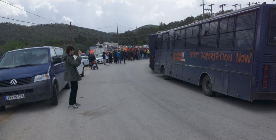 Επεισόδια και σύλληψη στο hot spot της Λέσβου- 33χρονος επιτέθηκε σε αστυνομικό – ΒΙΝΤΕΟ