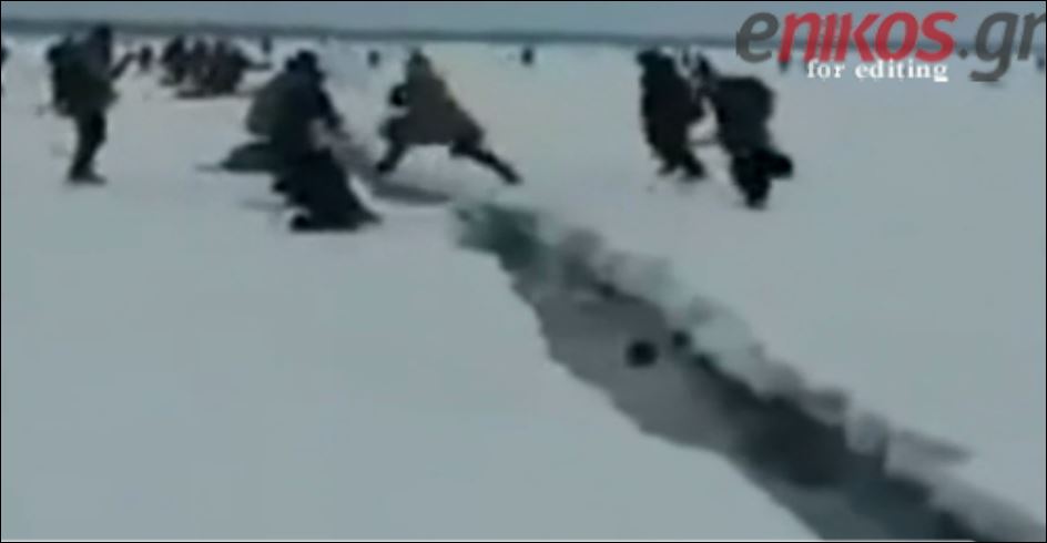 Η προσπάθεια των ψαράδων να σωθούν όταν έσπασε ο πάγος – ΒΙΝΤΕΟ
