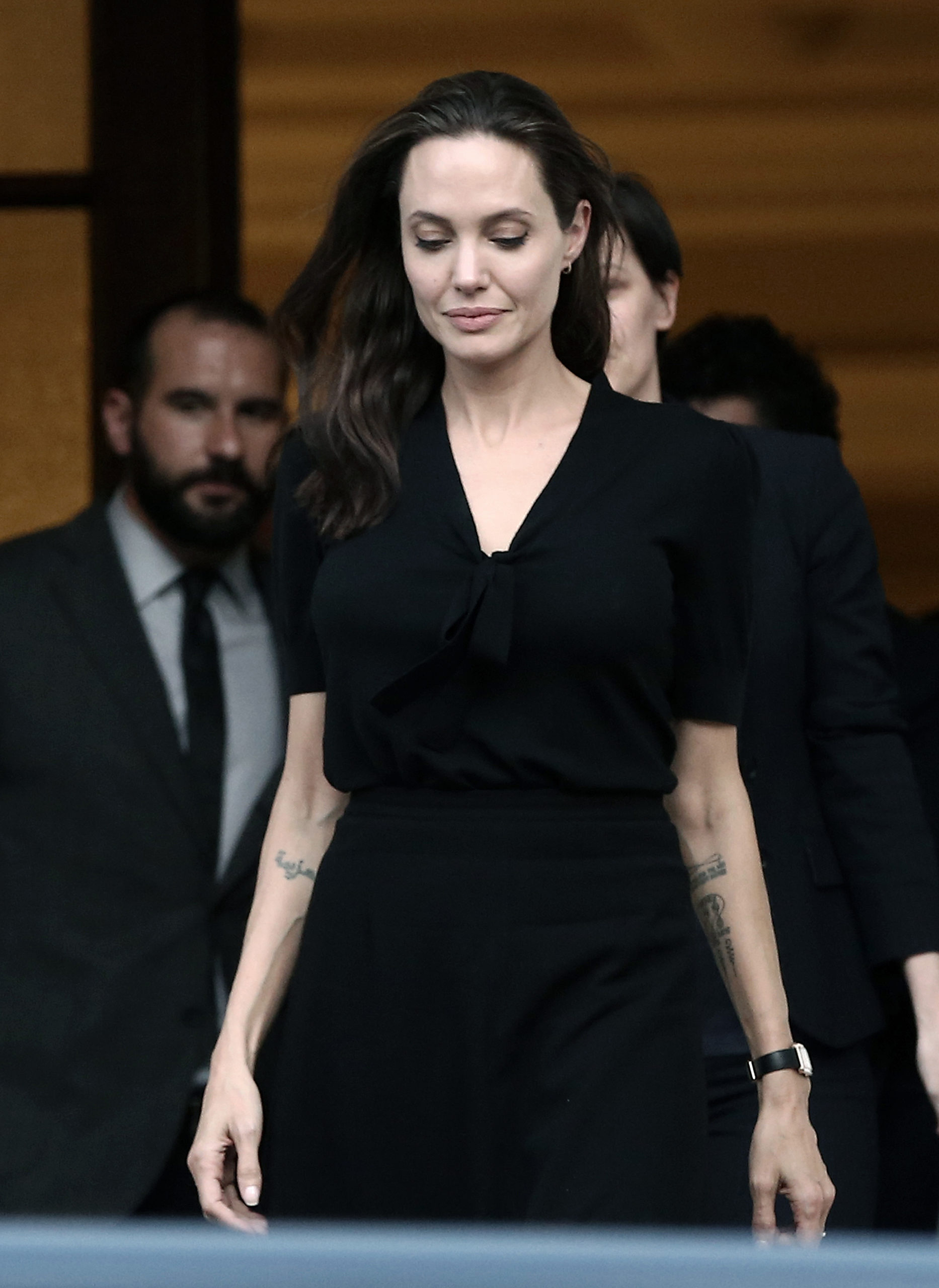 Η αποχώρηση της Τζoλί από το Μαξίμου – ΦΩΤΟ