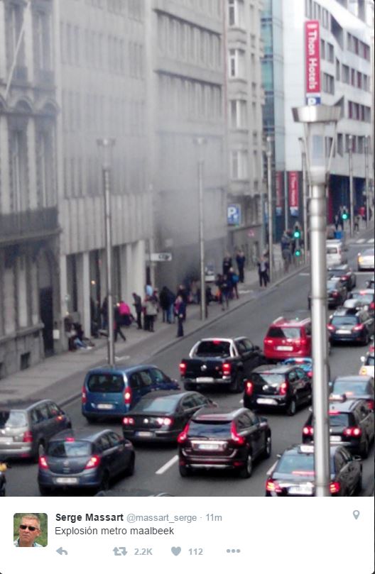 Έκρηξη στο σταθμό Μάαλμπεκ στο μετρό των Βρυξελλών – ΦΩΤΟ