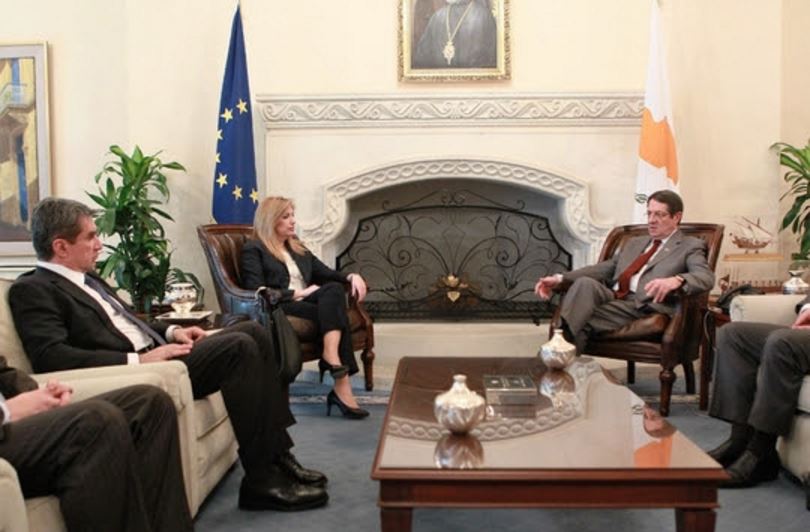 Η συνάντηση της Γεννηματά με τον Αναστασιάδη – ΦΩΤΟ