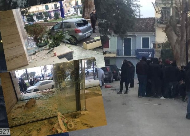 Επεισόδια και καταστροφές στη Λευκάδα – ΦΩΤΟ