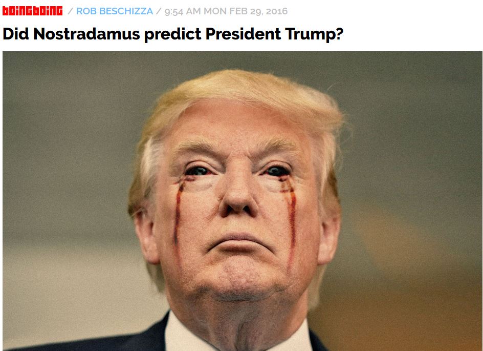 Η προφητεία του Νοστράδαμου για τον Ντόναλντ Τραμπ και την Ελλάδα