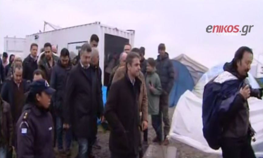 Η επίσκεψη του Μητσοτάκη στην Ειδομένη – ΒΙΝΤΕΟ