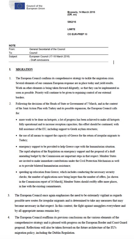 Προσχέδιο Συνόδου Κορυφής: Πρέπει να γίνουν περισσότερες ενέργειες