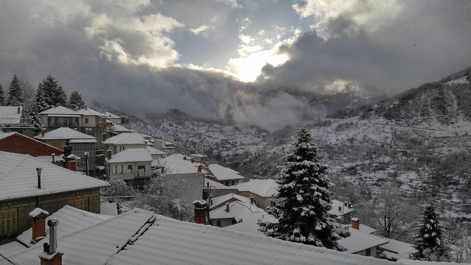 Τα χιονισμένα χωριά της Ηπείρου – ΦΩΤΟ