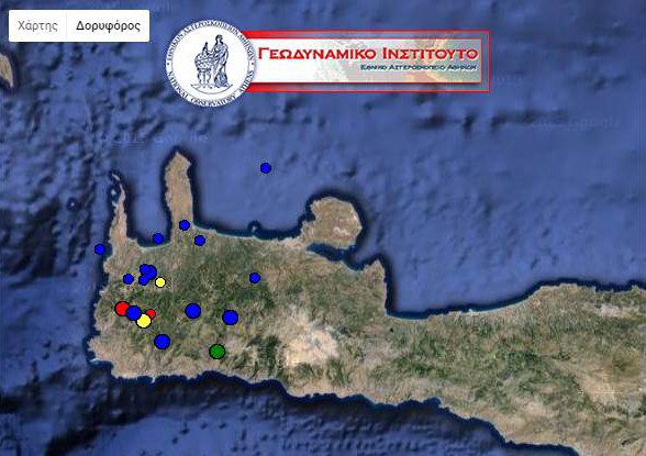 Συνεχής η σεισμική δραστηριότητα στο Νομό Χανίων