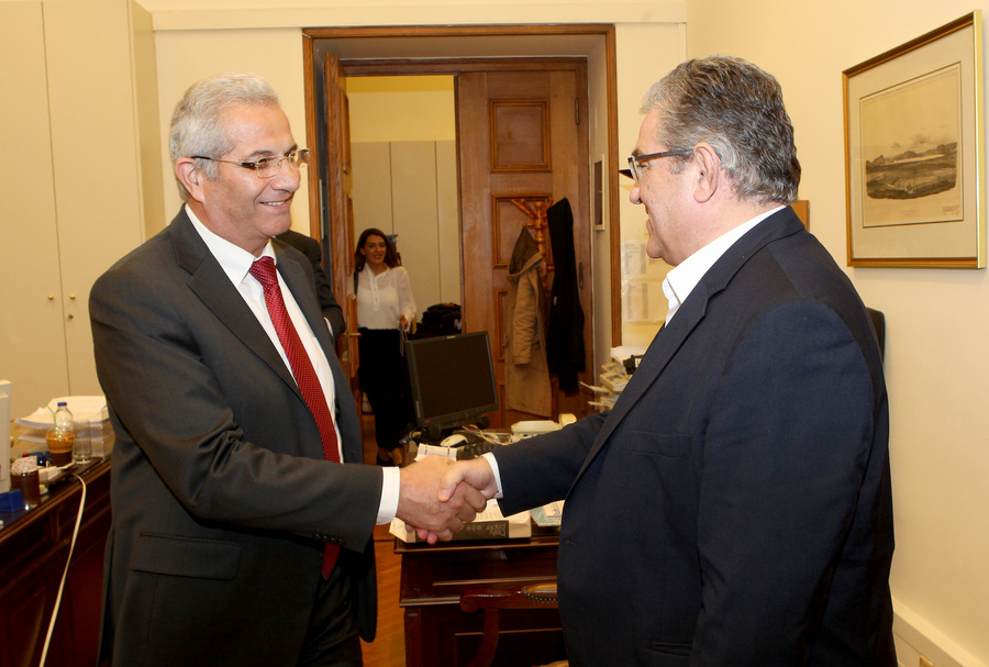 Τι συζήτησαν ο Κουτσούμπας με τον Κυπριανού