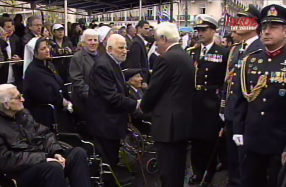 Τα συγκινητικά λόγια του βετεράνου πολεμιστή στον Πρόεδρο της Δημοκρατίας – ΒΙΝΤΕΟ