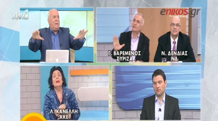 Κόντρα Βαρεμένου-Κανέλλη on air – ΒΙΝΤΕΟ