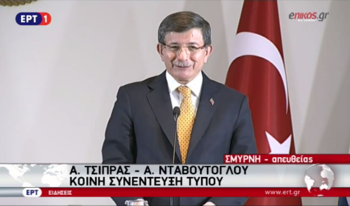 Τι είπε ο Νταβούτογλου στον Τσίπρα στα ελληνικά – ΒΙΝΤΕΟ