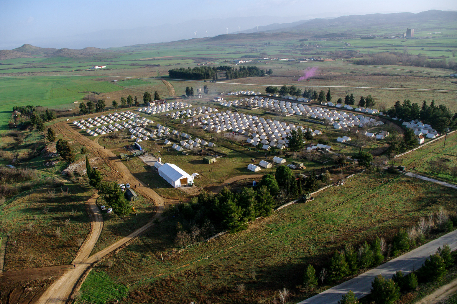 Εικόνες από τα κέντρα υποδοχής προσφύγων στο Κιλκίς – ΦΩΤΟ