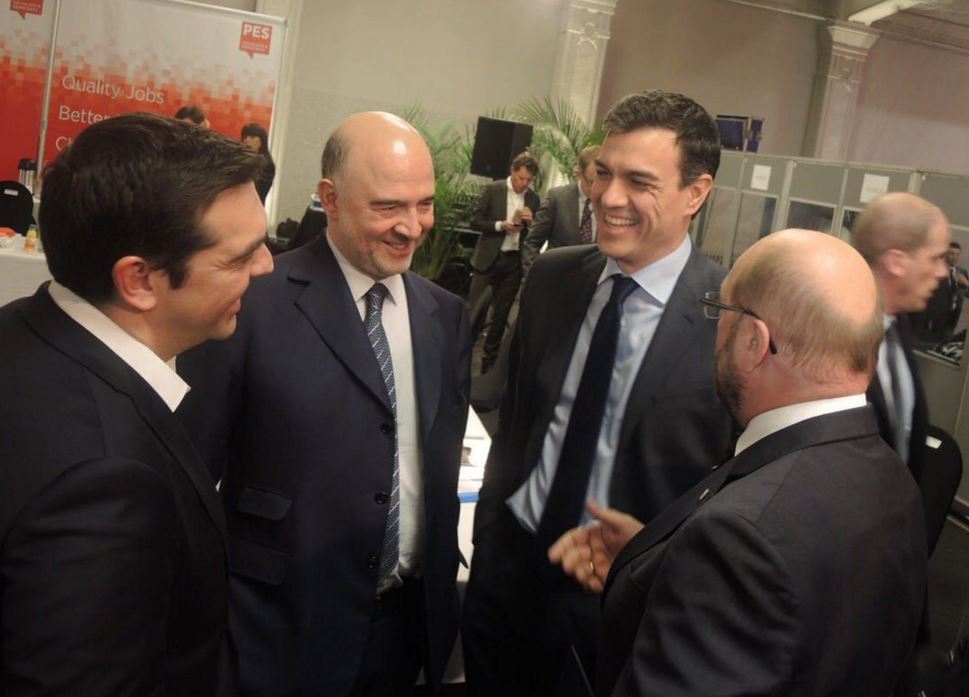 Τα χαμόγελα του Τσίπρα με τους Ευρωπαίους Σοσιαλιστές – ΦΩΤΟ