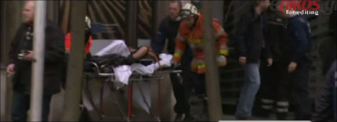 Εικόνες πανικού λίγο μετά από τις επιθέσεις στις Βρυξέλλες – ΒΙΝΤΕΟ