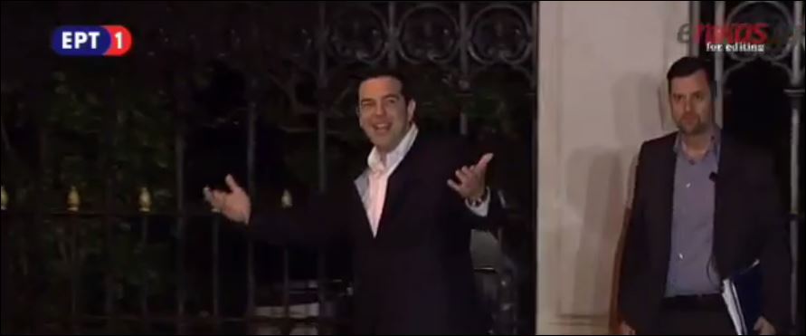 Τι είπε ο Τσίπρας στους δημοσιογράφους όταν βγήκε από το Προεδρικό – ΒΙΝΤΕΟ
