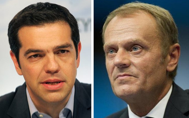 Μετωπική Τσίπρα – Τουσκ για το Βαλκανικό δρόμο – ΦΩΤΟ